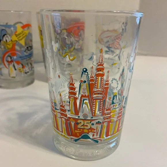 Disney World 25th Anniversary Glasses from McDonald’s - Picture 2 of 16